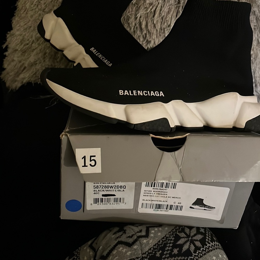 Balenciaga Speed LT Sneaker only worn once Runs True to Size but can fit 7-8.5